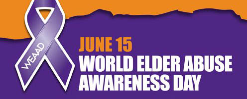 Elder Abuse Awareness poster